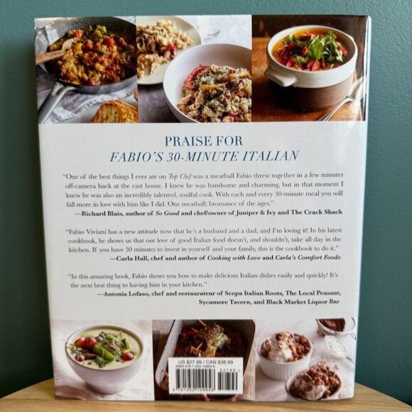 Fabios 30-Minute Italian Cookbook By Fabio Viviani Over 100 Quick Easy Recipes - Picture 2 of 10
